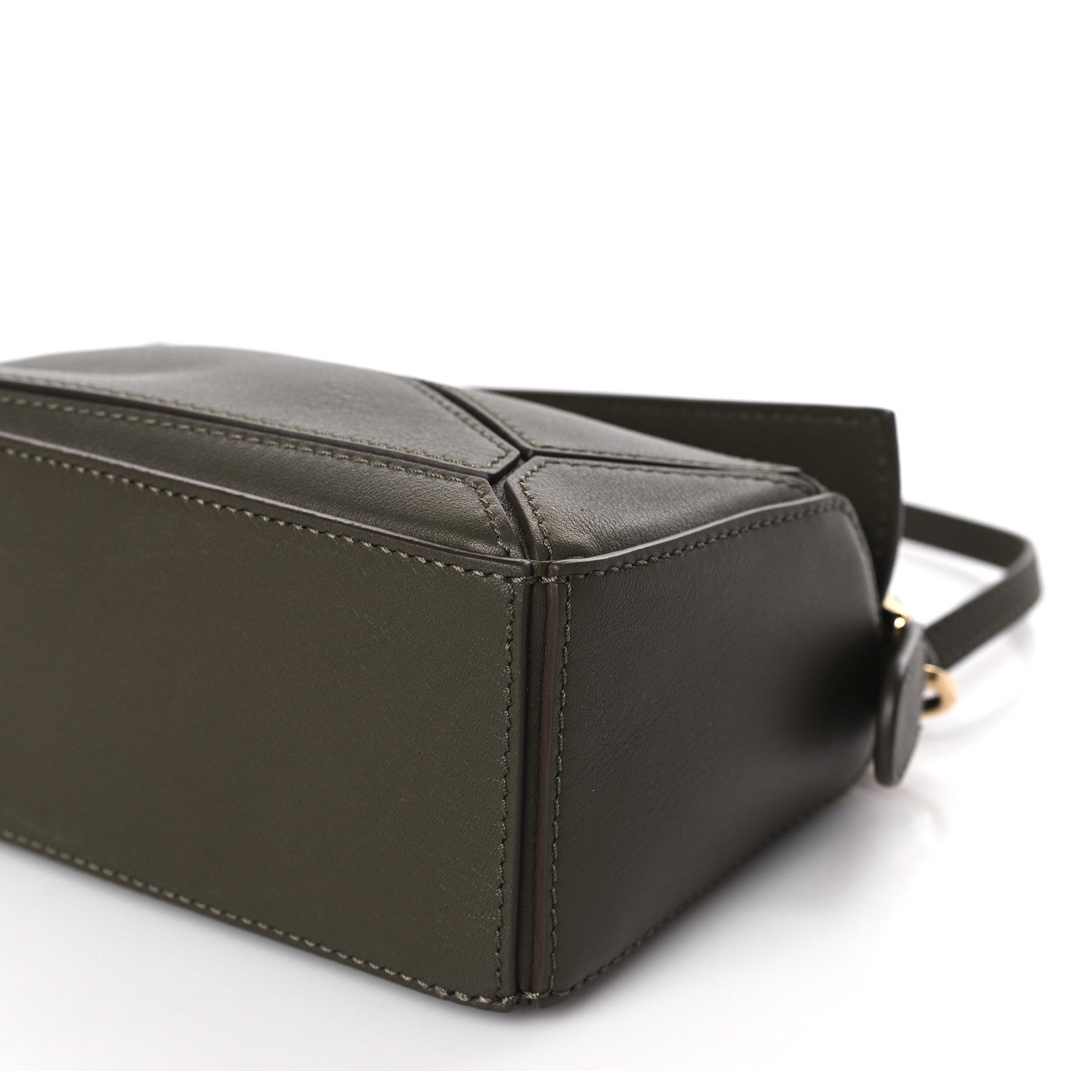 Loewe Calfskin Mini Puzzle Bag Khaki Green 9 of 9