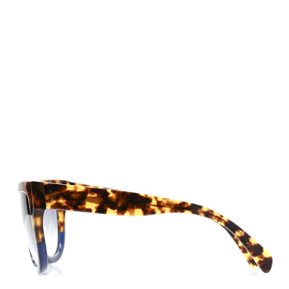 Celine Shadow Sunglasses CL 41026/S Havana Blue 3 of 7