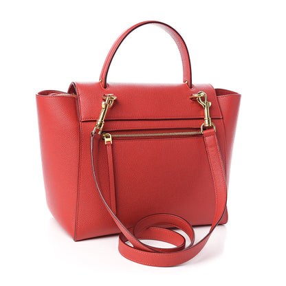 Celine Grained Calfskin Mini Belt Bag Coquelicot 3 of 9