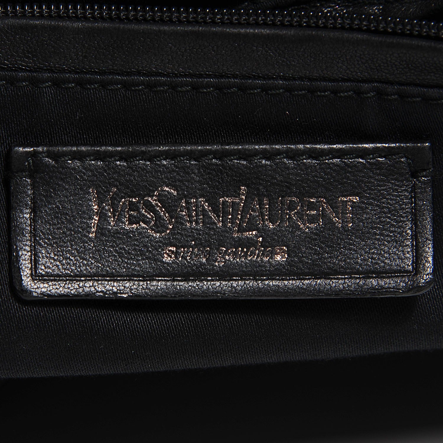 Saint Laurent Textured Patent Large Roady Hobo Black 5 of 7