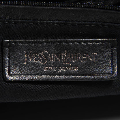Saint Laurent Textured Patent Large Roady Hobo Black 5 of 7