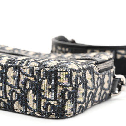 Christian Dior HOMME Oblique Safari Messenger Blue 9 of 13