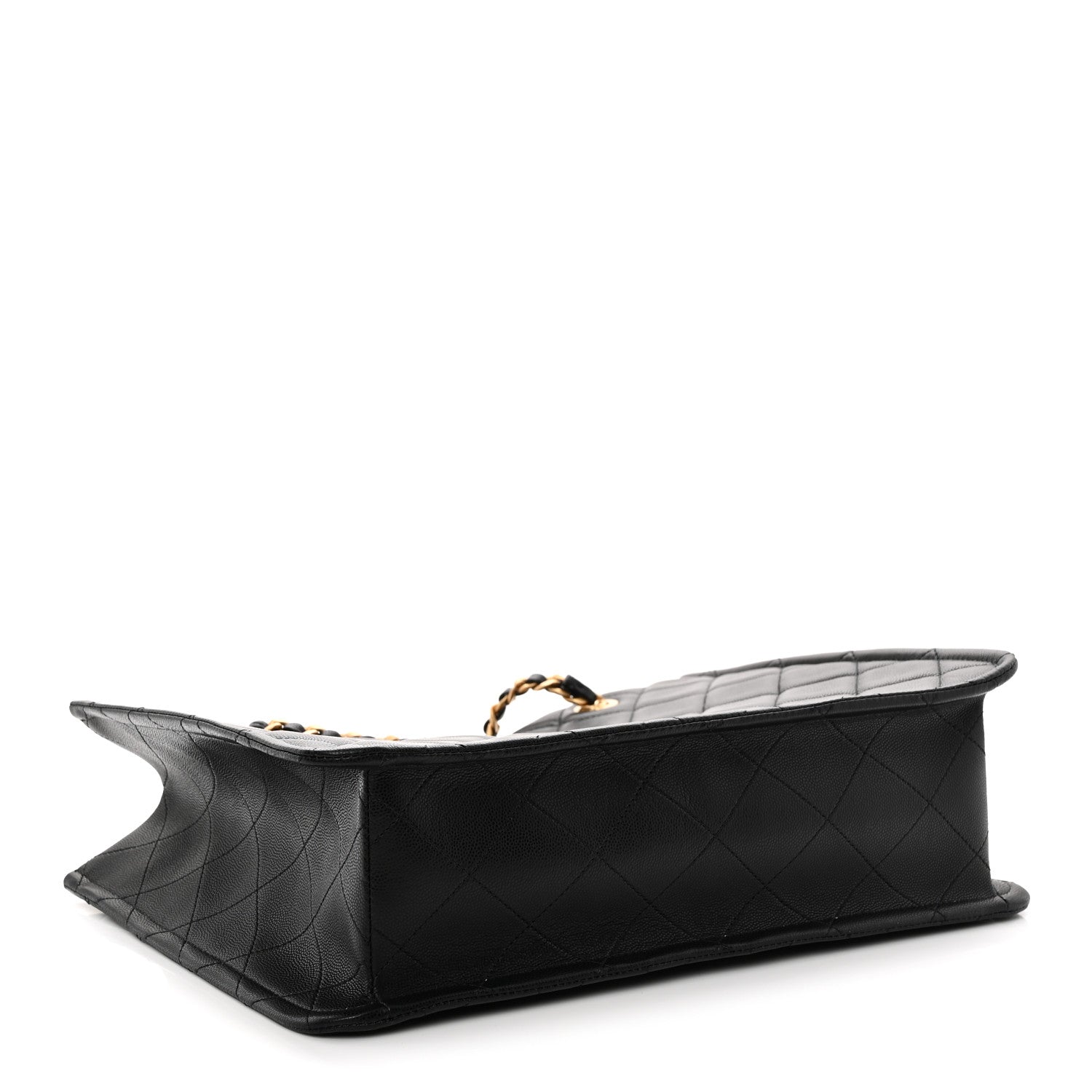 Chanel Caviar Quilted Sweet Classic Shopping Tote Black 4 of 10