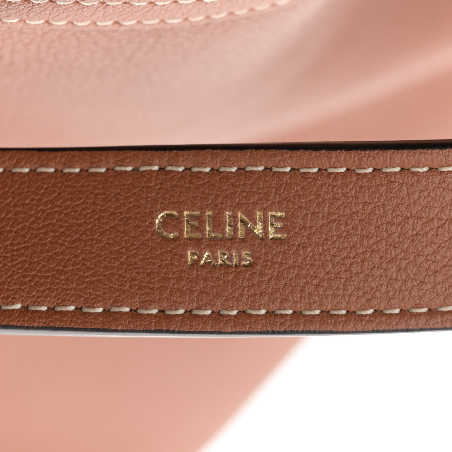 Celine Supple Calfskin Large Triomphe Heloise Shoulder Bag Tan 7 of 12