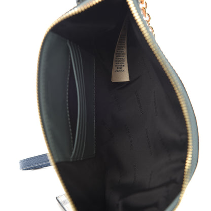 Burberry Haymarket Check Derby Peyton Crossbody Clutch Bag Eucalyptus Green 7 of 11