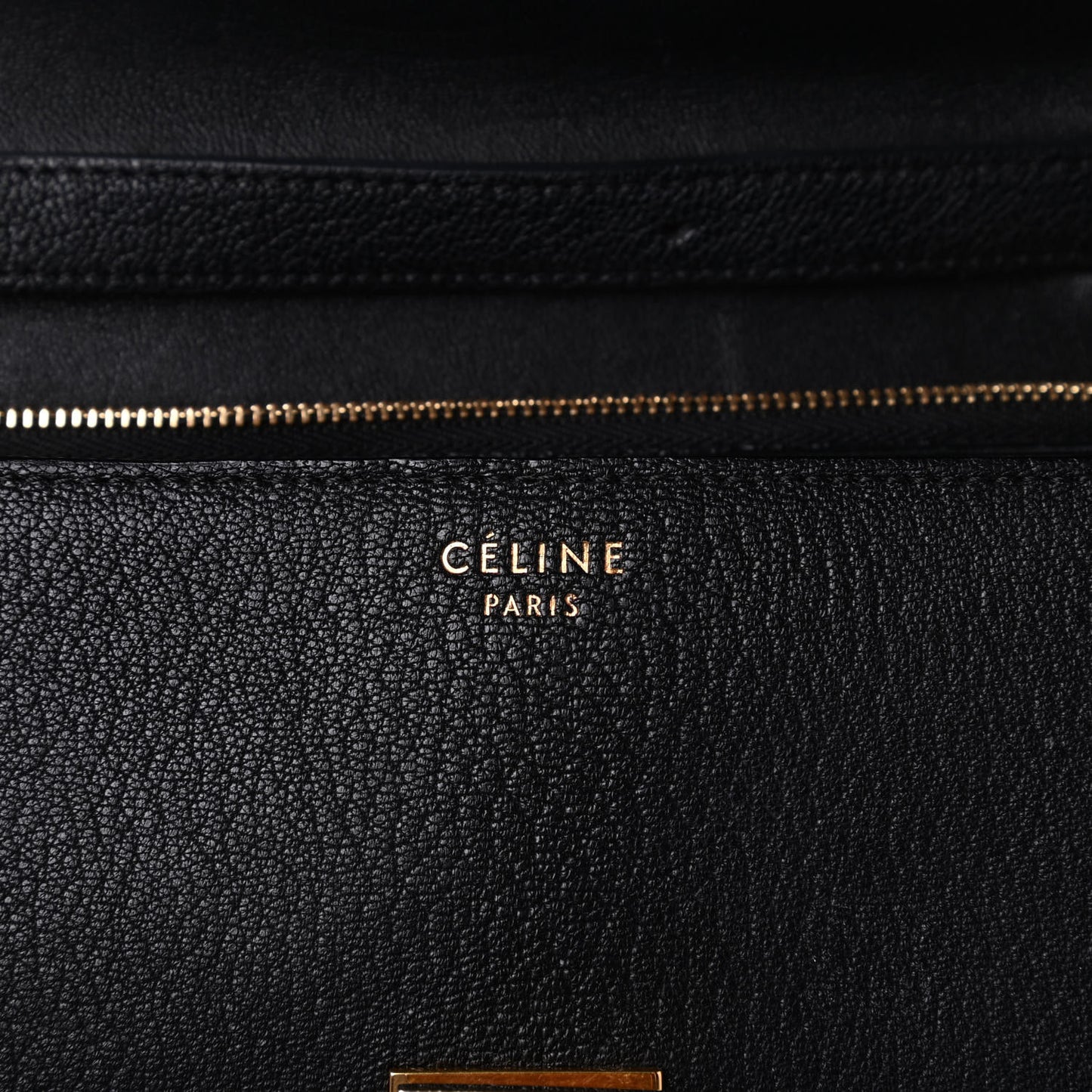 Goatskin Medium Classic Box Flap Bag Black