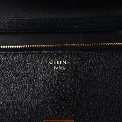 Celine Goatskin Medium Classic Box Flap Bag Black 9 of 11