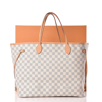 Louis Vuitton Damier Azur Neo Neverfull GM Rose Ballerine 18 of 18