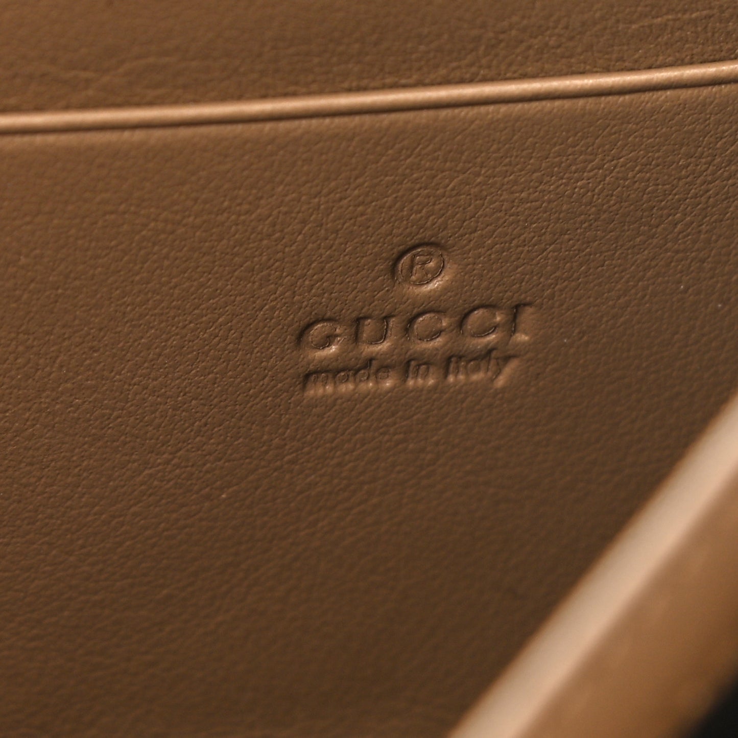 Suede Mini Dionysus Chain Wallet Taupe