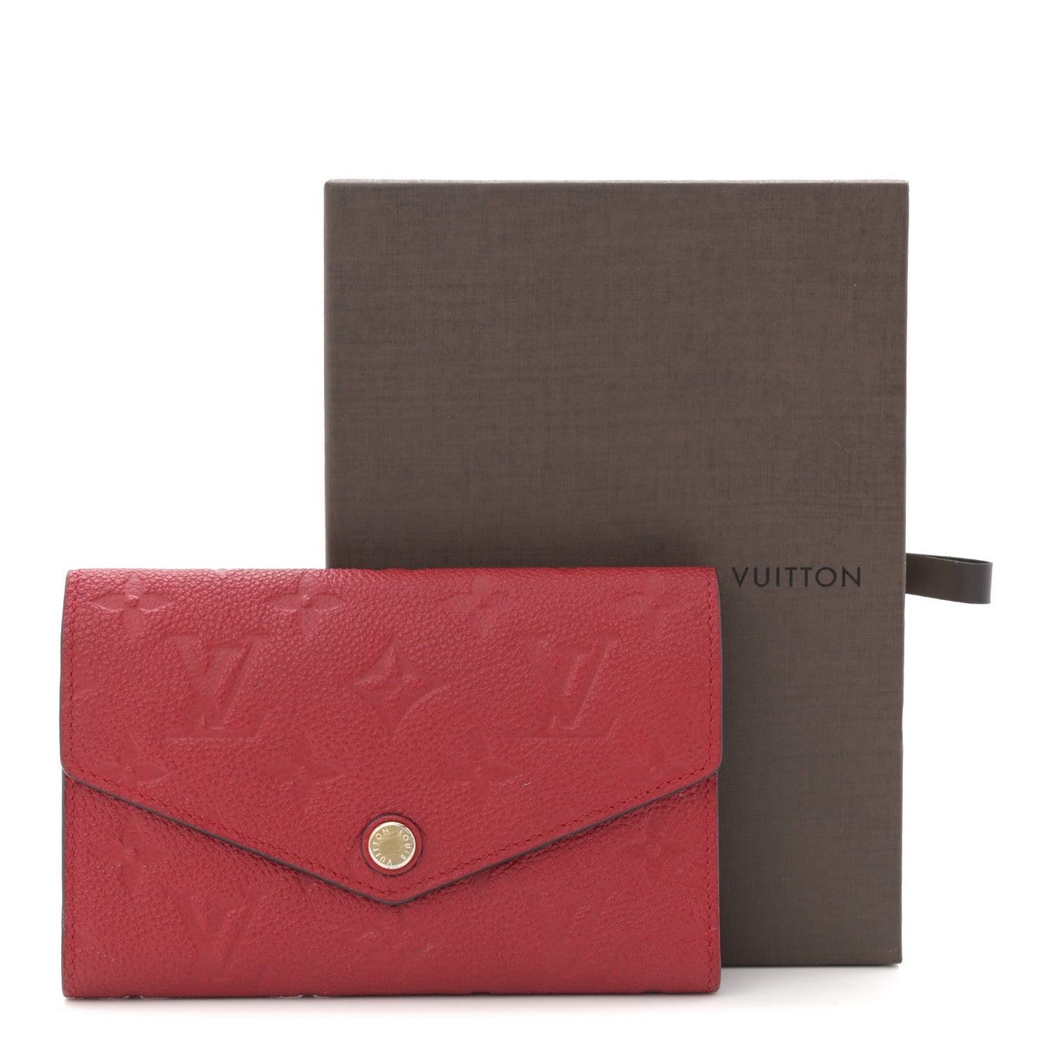 Louis Vuitton Empreinte Compact Curieuse Wallet Cherry 7 of 7