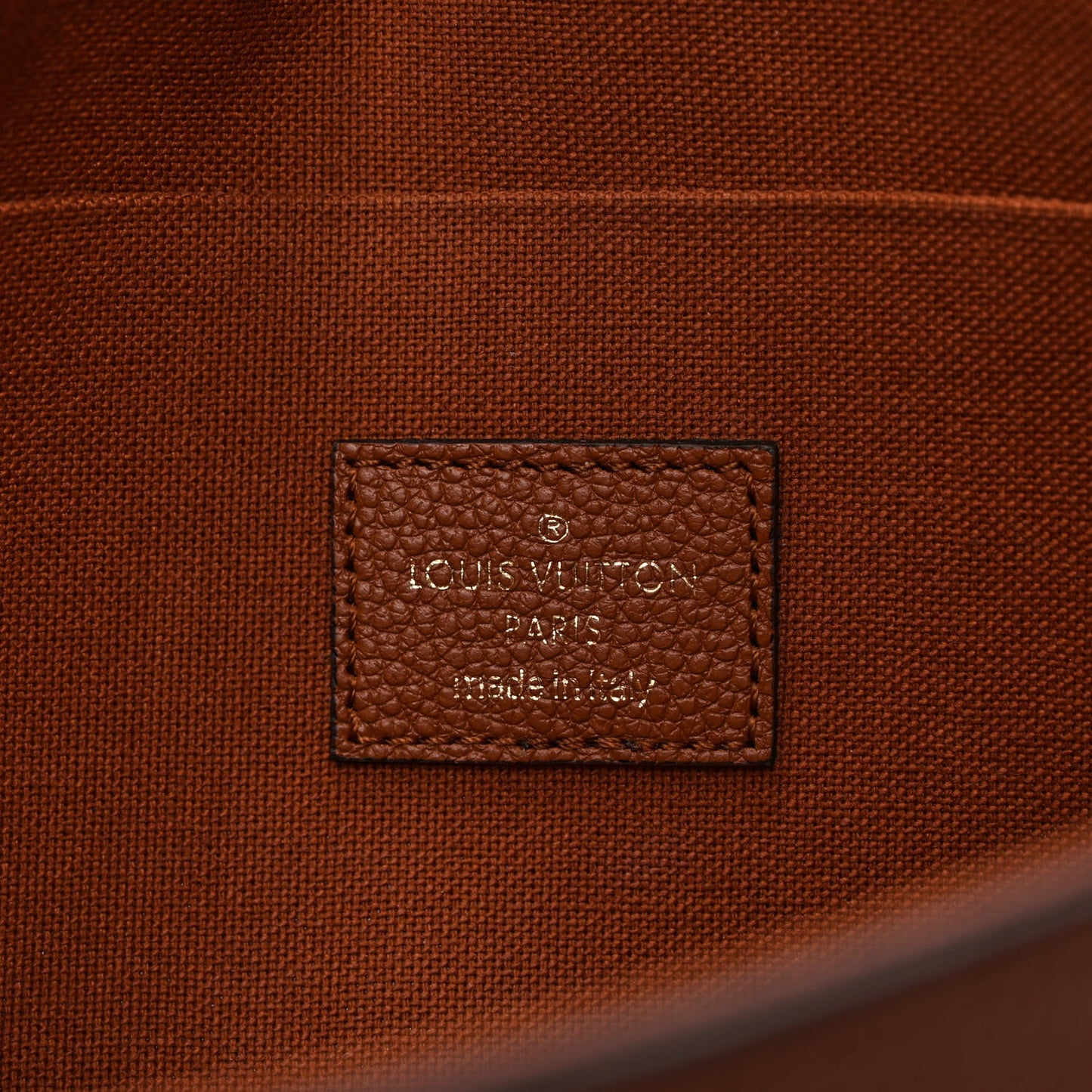 Empreinte Pochette Felicie Chain Wallet Cognac