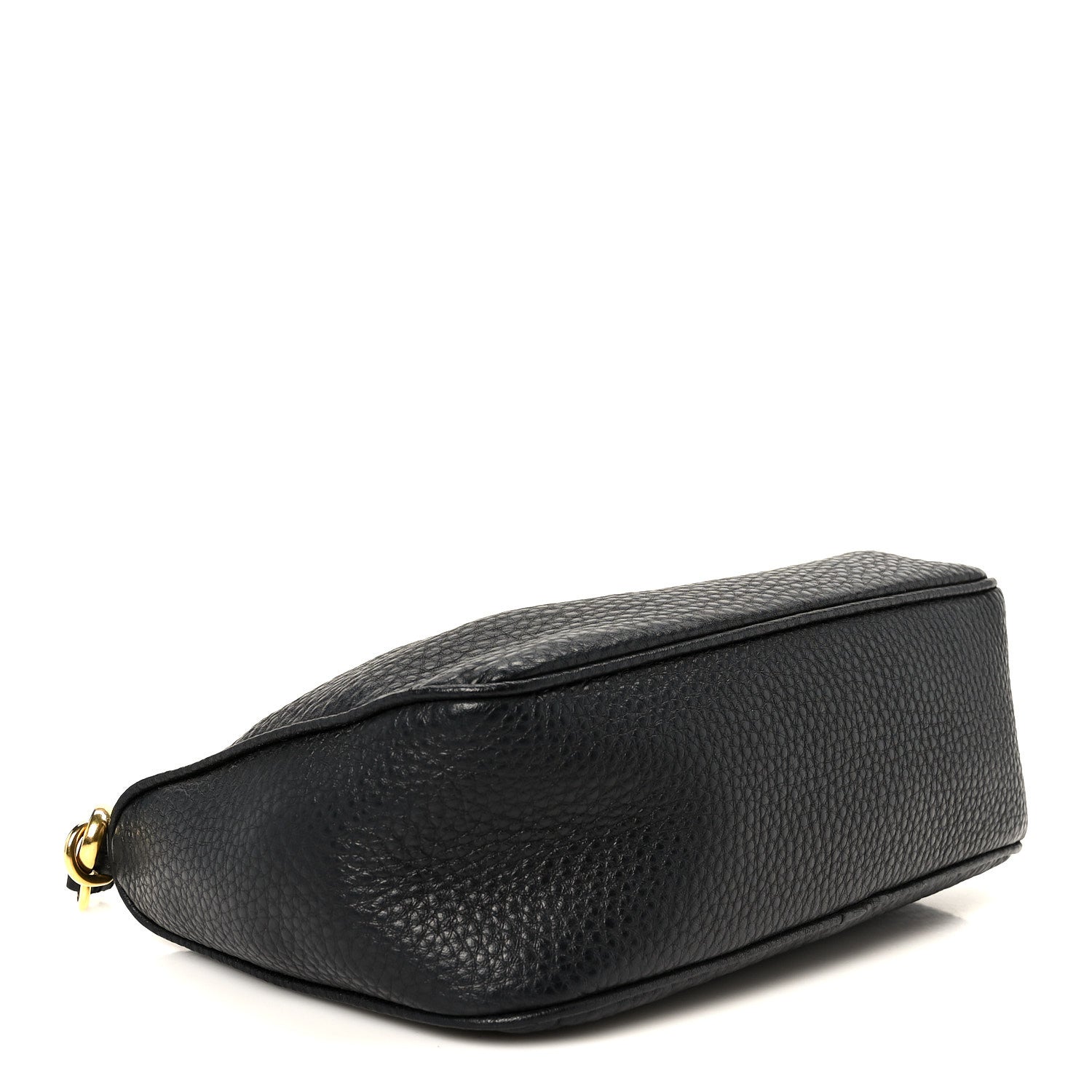 Prada Vitello Daino Pochette Bag Black 3 of 9