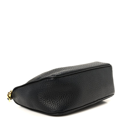 Prada Vitello Daino Pochette Bag Black 3 of 9