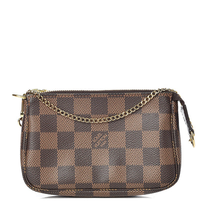 Louis Vuitton Damier Ebene Mini Pochette Accessories 1 of 8
