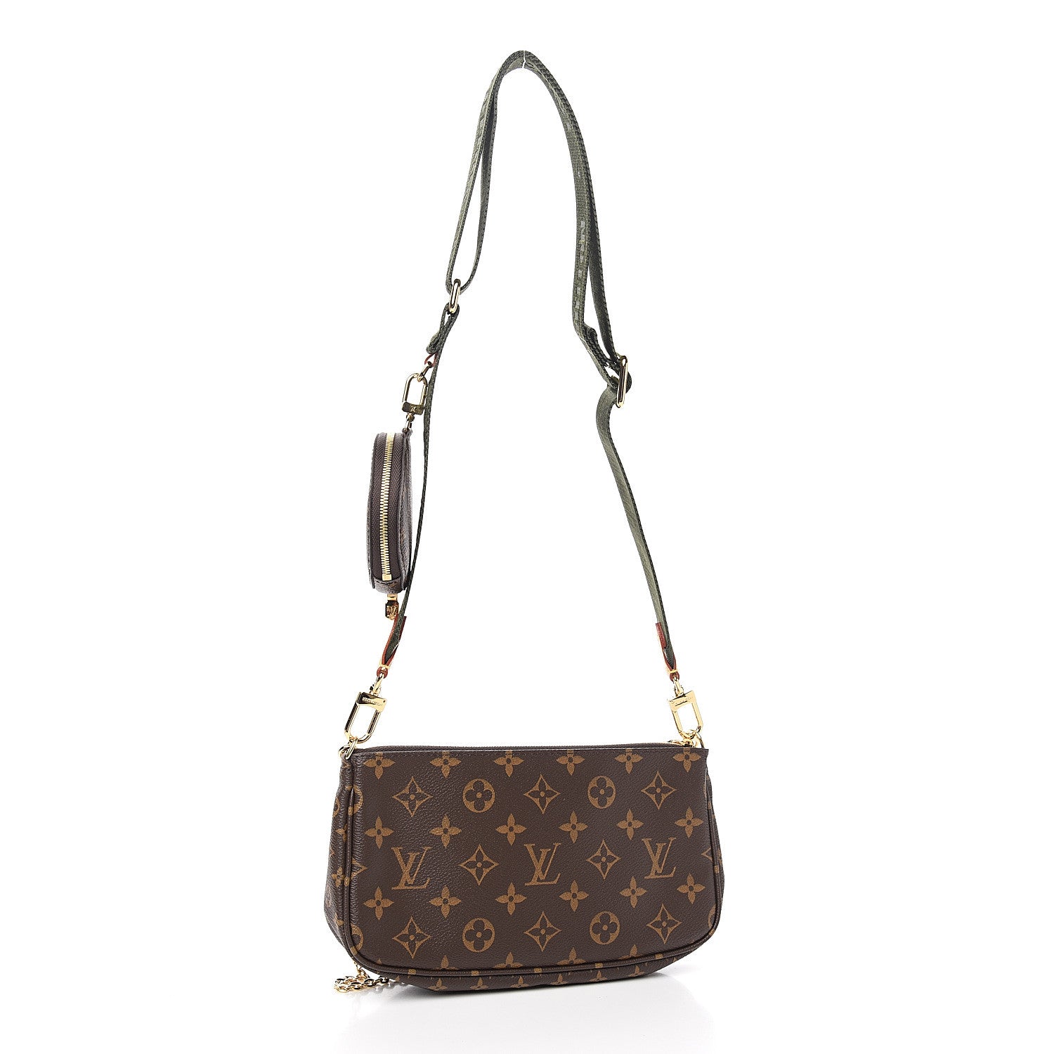 Louis Vuitton Monogram Multi Pochette Accessories Kaki 2 of 8