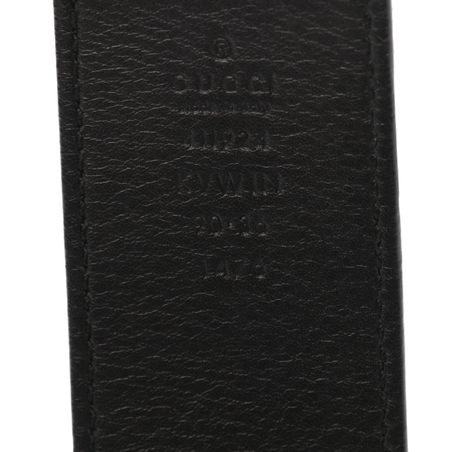 GG Supreme Monogram Caleido Interlocking G Belt 90 36 Dark Brown
