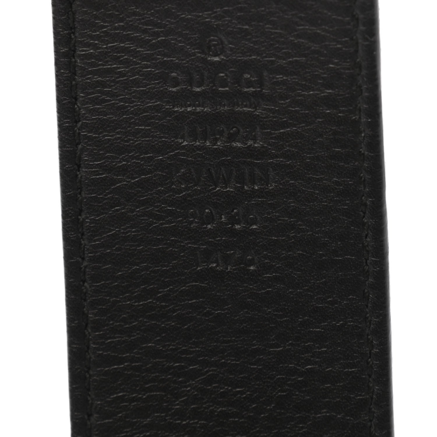 Gucci GG Supreme Monogram Caleido Interlocking G Belt 90 36 Dark Brown 4 of 4