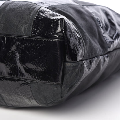 Chanel Patent Patchwork Large Brooklyn Tote Black 13 of 16