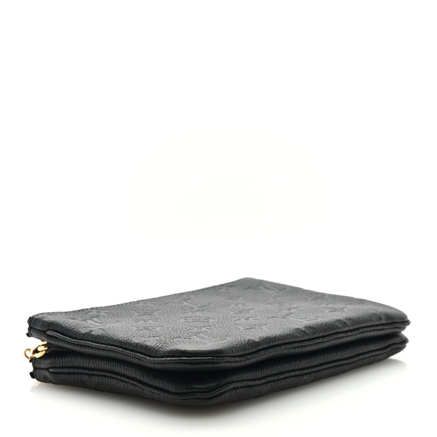 Louis Vuitton Empreinte Double Zip Pochette Black 4 of 9