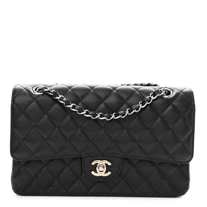 Chanel Caviar Quilted Medium Double Flap Black 1 of 10