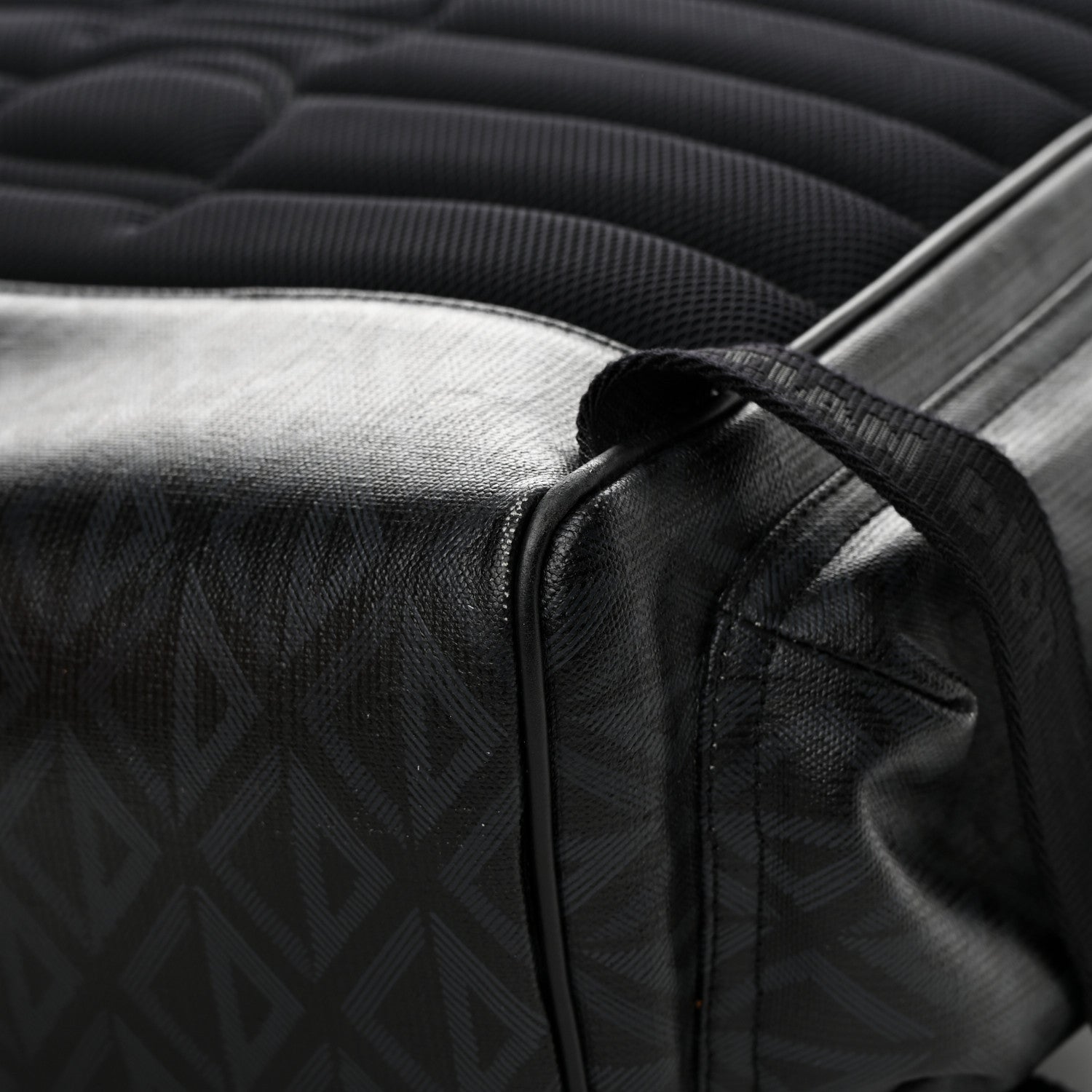 Christian Dior Canvas CD Diamond Hit The Road Backpack Black 11 of 13