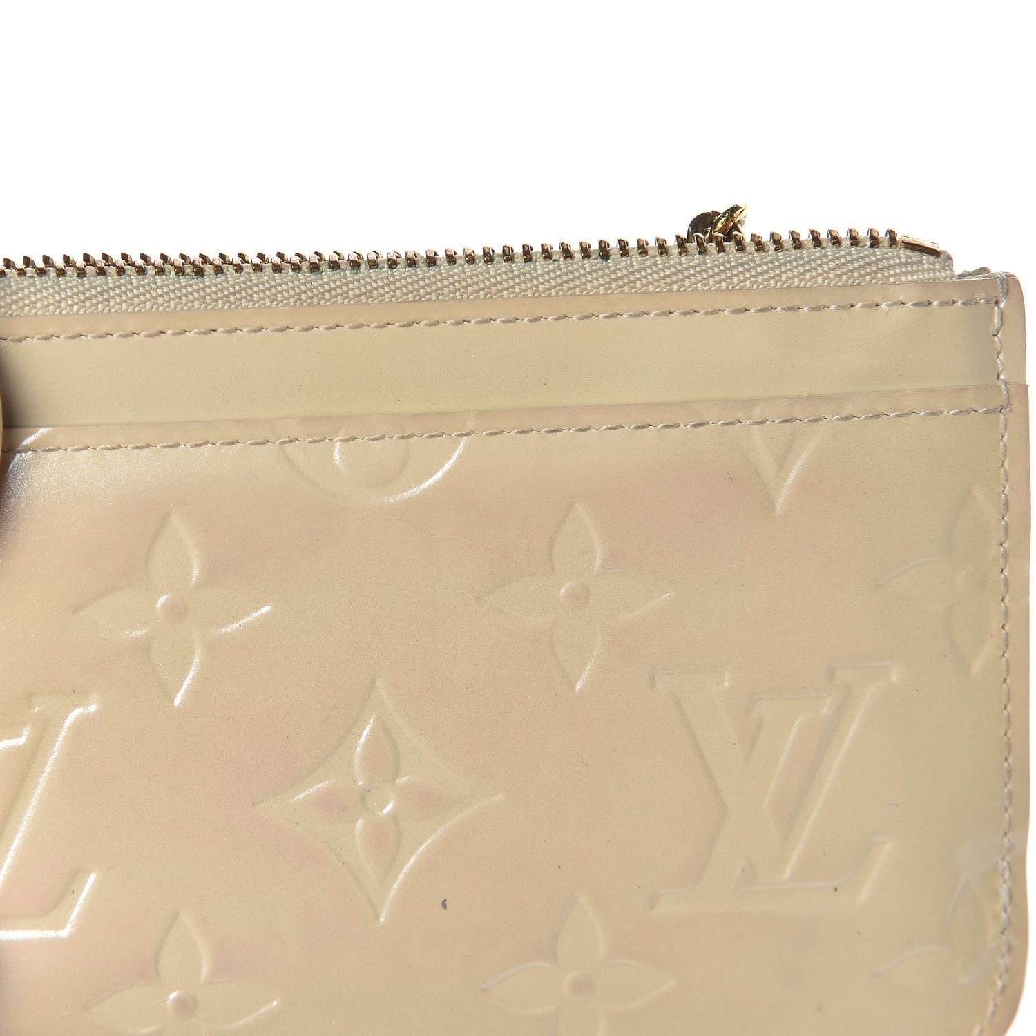 Louis Vuitton Vernis Key Pouch Blanc Corail 10 of 13