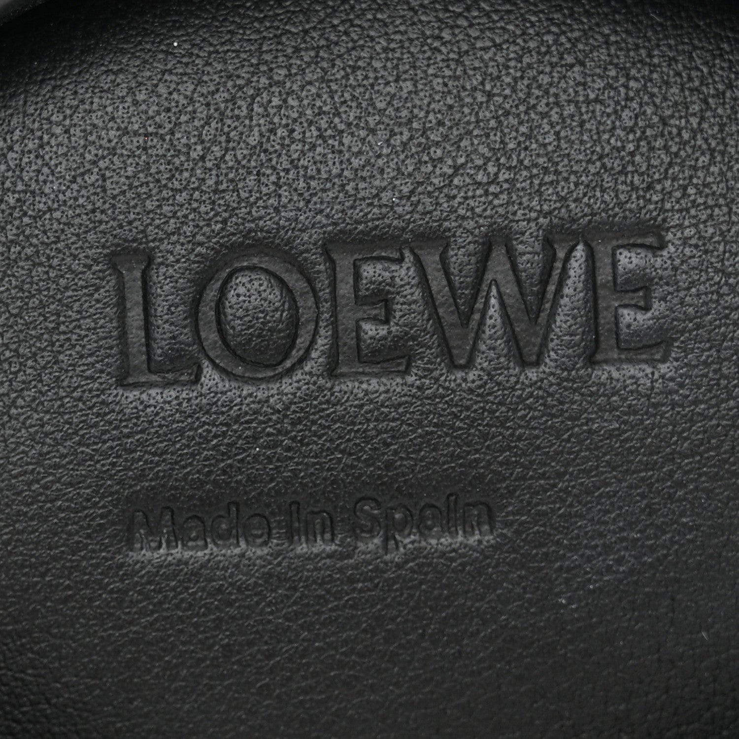 Loewe Calfskin Elephant Pouch Grey 6 of 9