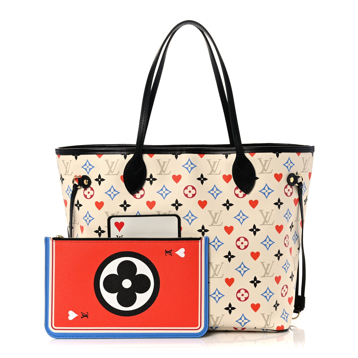 Louis Vuitton Game On Neverfull MM White 1 of 11