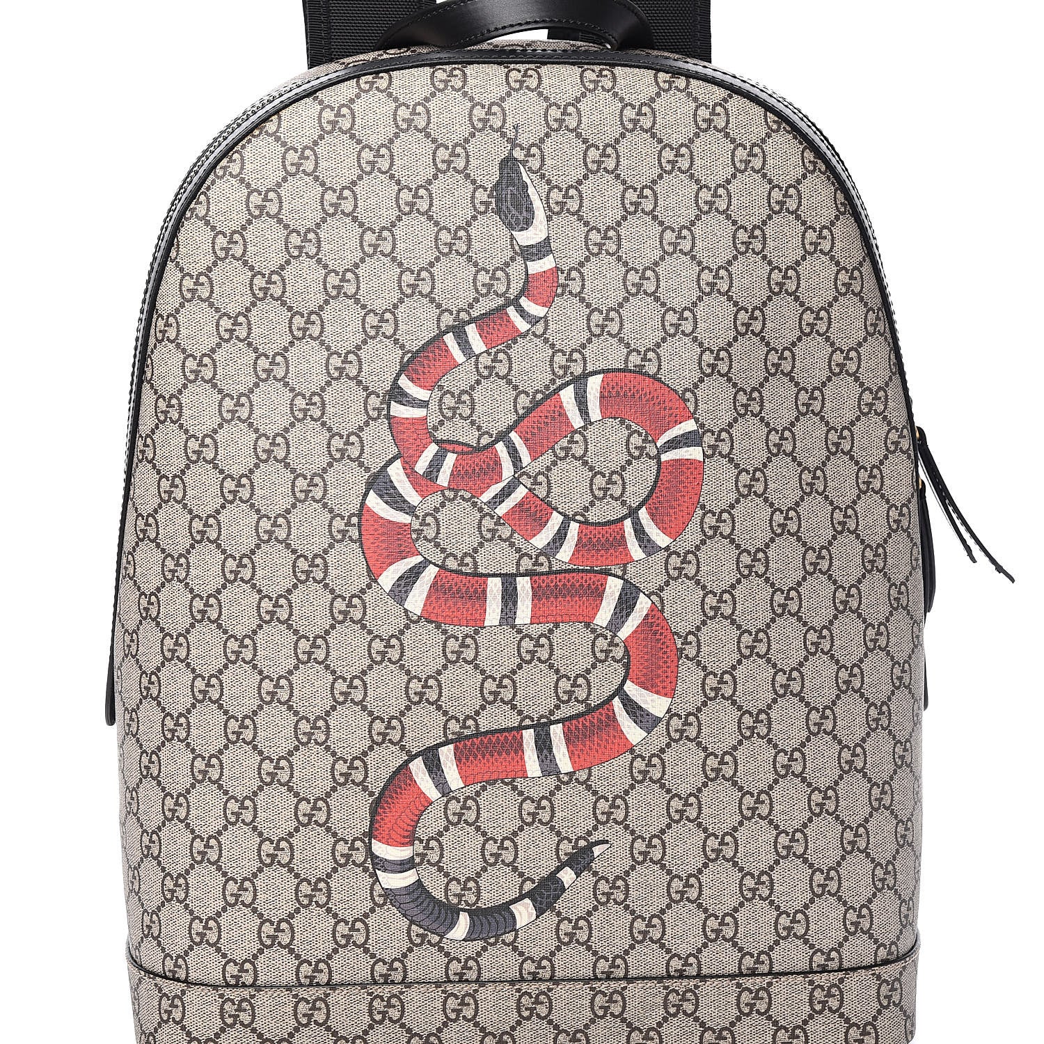Gucci GG Supreme Monogram Kingsnake Dome Backpack 10 of 10