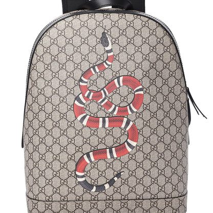 Gucci GG Supreme Monogram Kingsnake Dome Backpack 10 of 10
