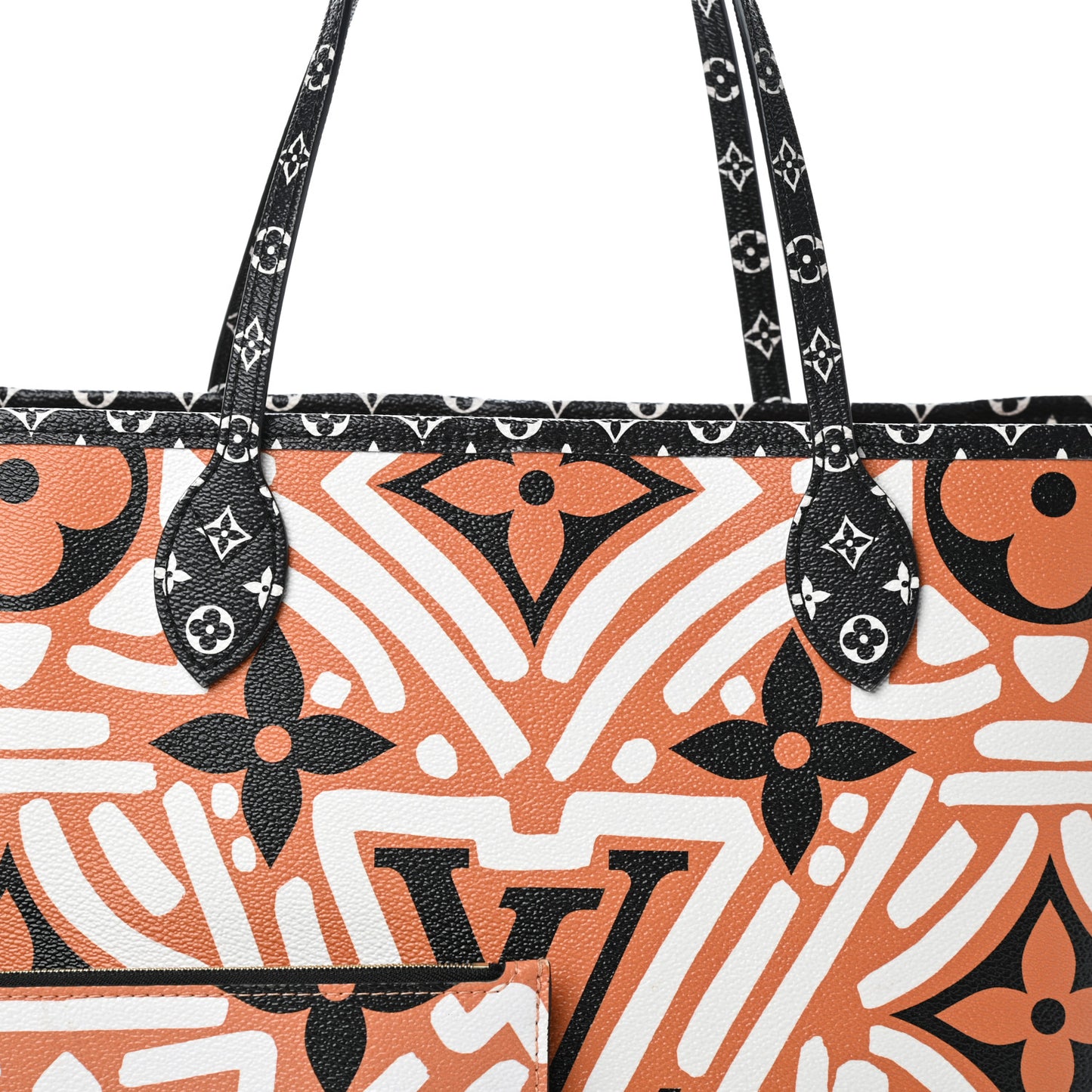 Monogram Giant Crafty Neverfull MM Creme Caramel