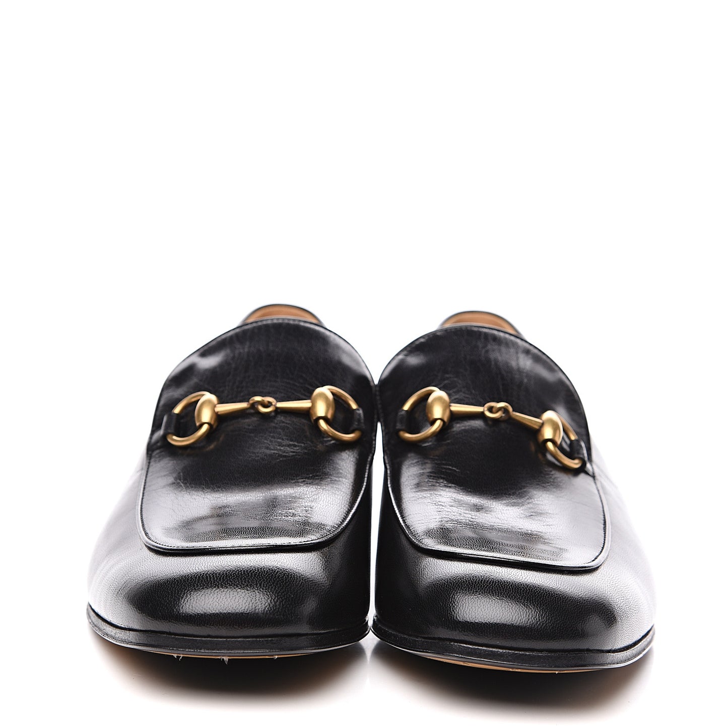 Goatskin Mens Horsebit Loafers 8.5 Black