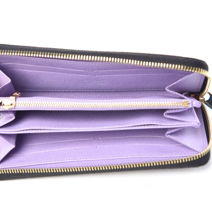 Louis Vuitton Monogram Multicolor Zippy Wallet Black Violet 5 of 11