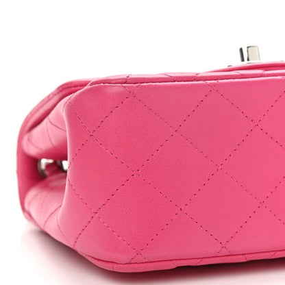 Chanel Lambskin Quilted Mini Square Flap Pink 9 of 10