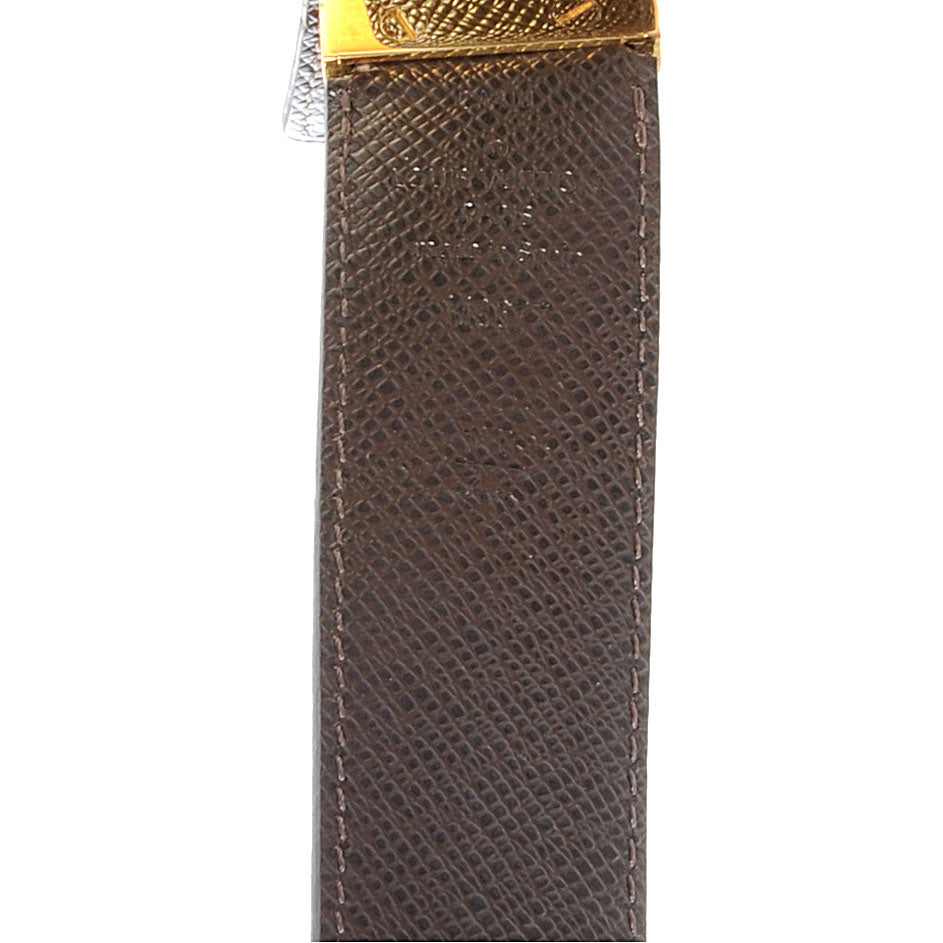 Louis Vuitton Damier Ebene Inventeur Reversible Belt 110 44 4 of 4