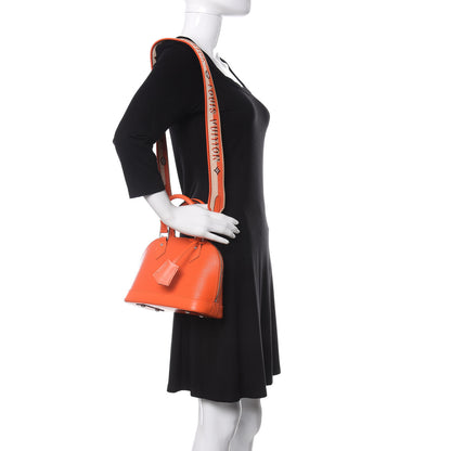 Louis Vuitton Epi Jacquard Alma BB Orange 2 of 8