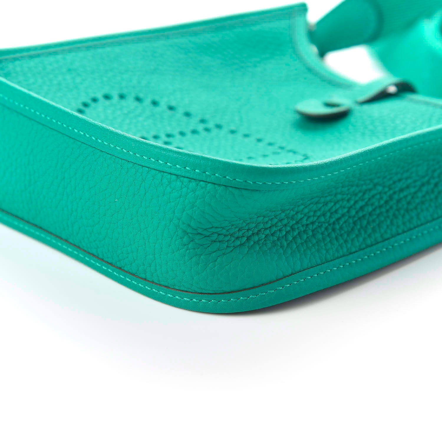 Hermes Taurillon Clemence Evelyne TPM Vert Verone 7 of 10