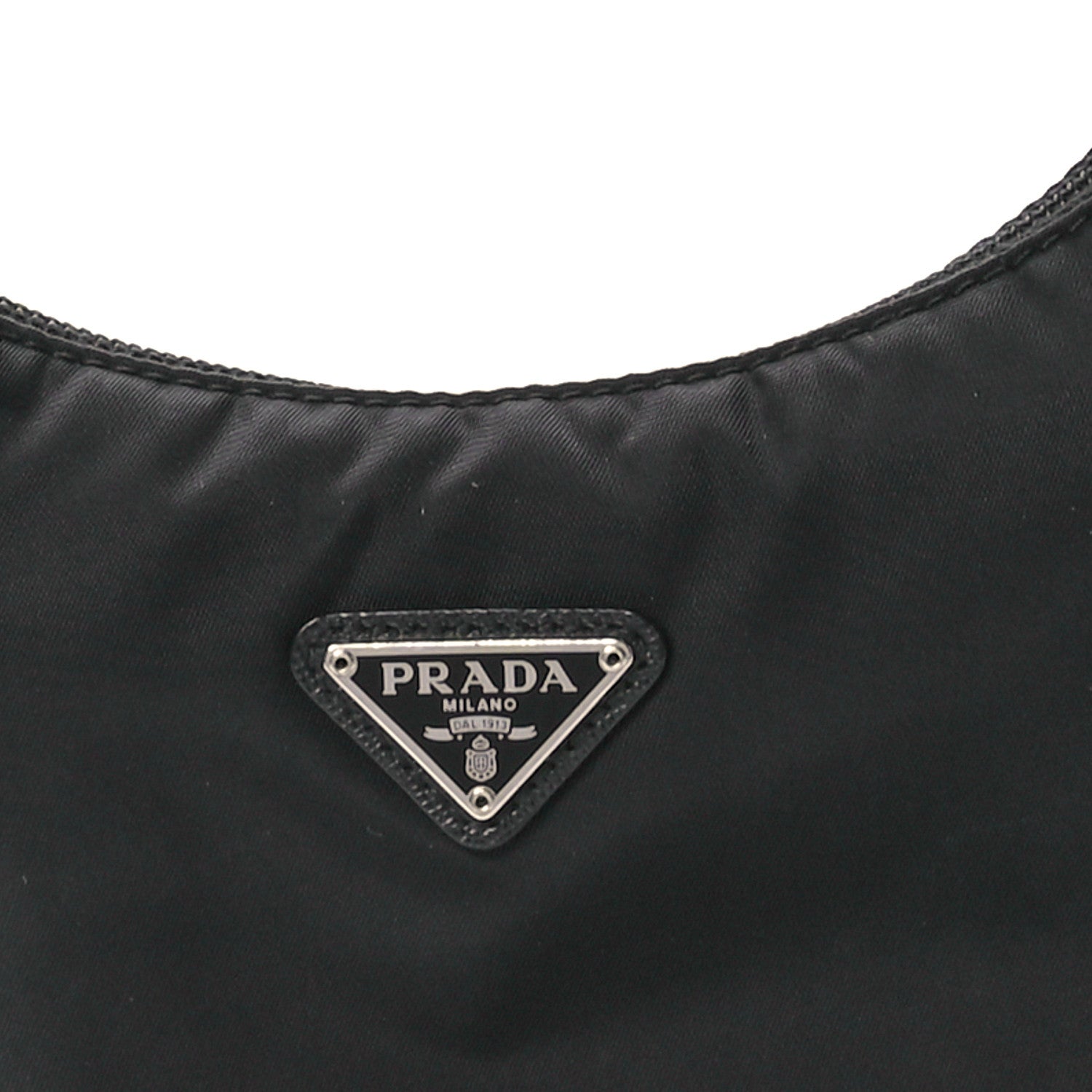 Prada Tessuto Nylon Mini Re-Edition 2000 Bag Black 9 of 11