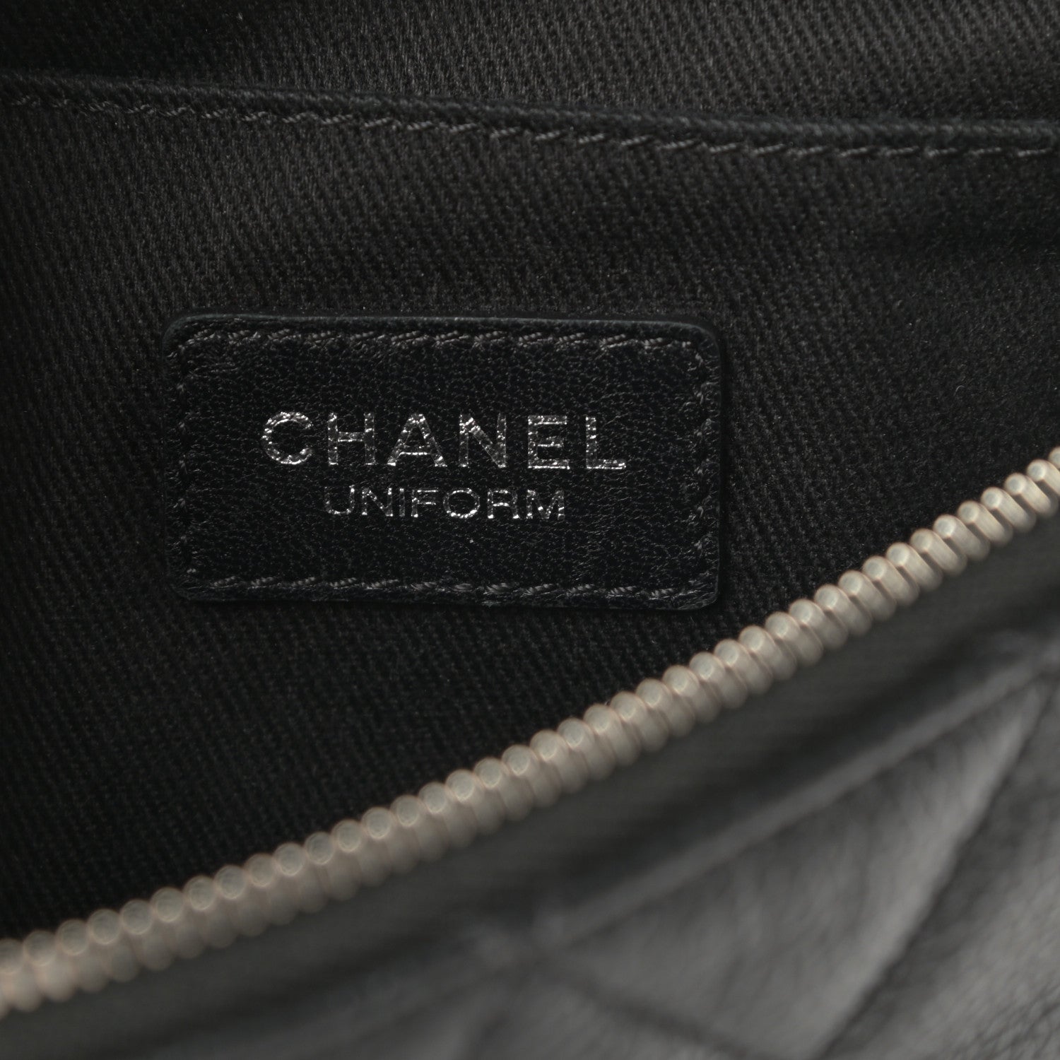 Chanel Grained Calfskin Quilted Waist Belt Bag Black 6 of 11