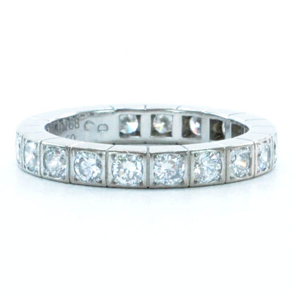 Cartier 18k White Gold Diamond Lanieres Ring 50 5.5 3 of 6