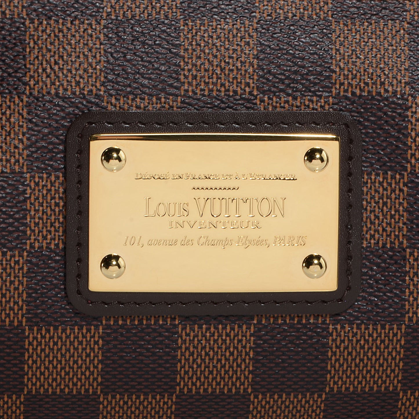Damier Ebene Eva Clutch