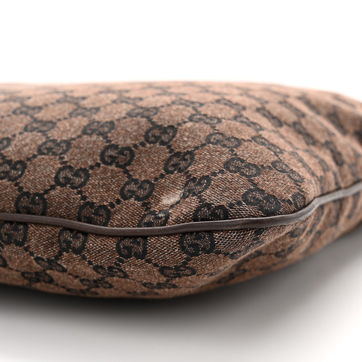 Calfskin Canvas Monogram Flat Vertical Tote Brown