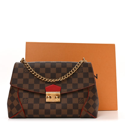 Louis Vuitton Damier Ebene Caissa Clutch Cherry 10 of 10