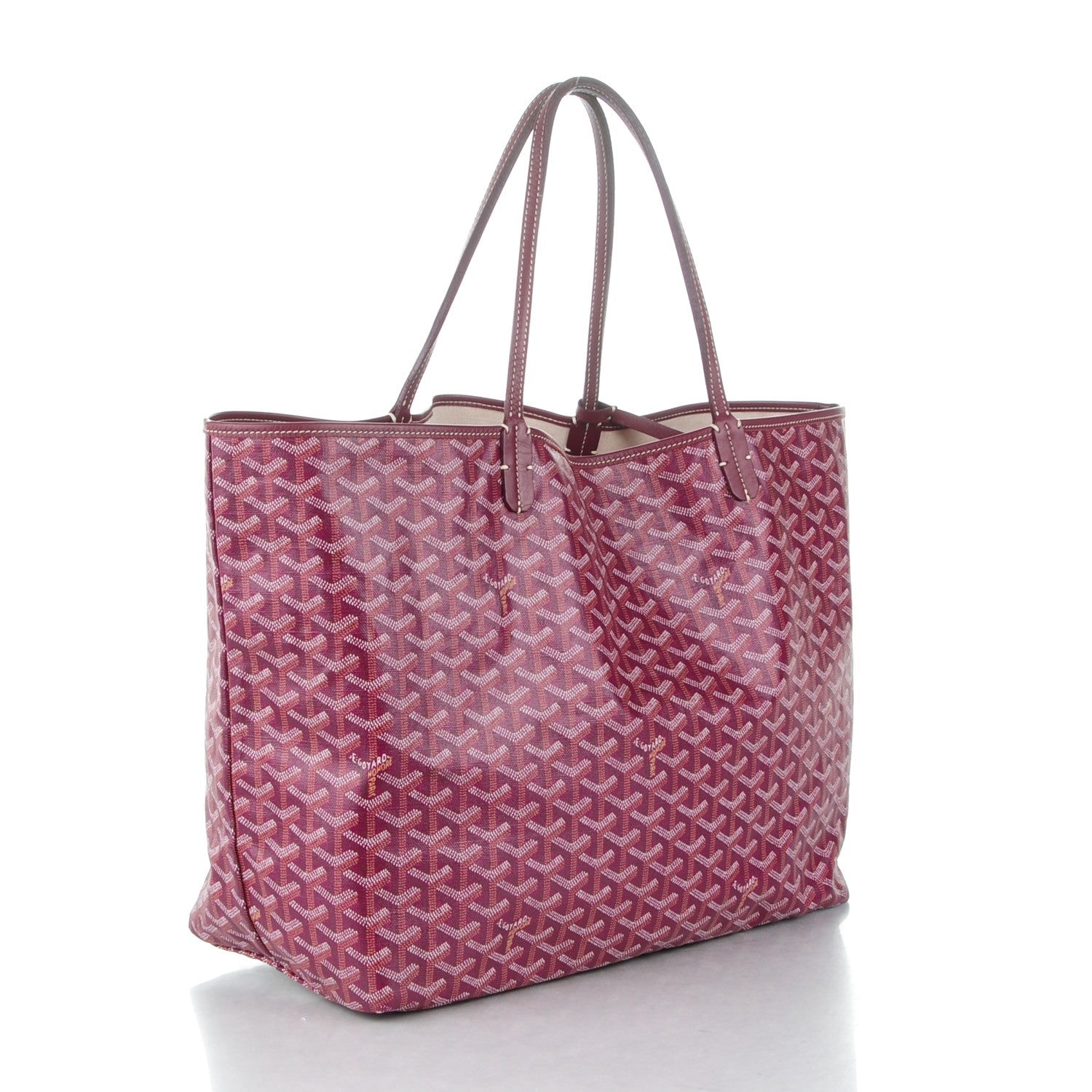 Goyard Goyardine Saint Louis GM Burgundy 3 of 12