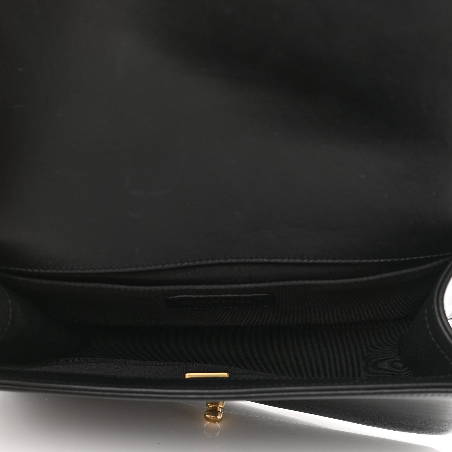 Chanel Lambskin Quilted Medium Boy Flap Black 5 of 10