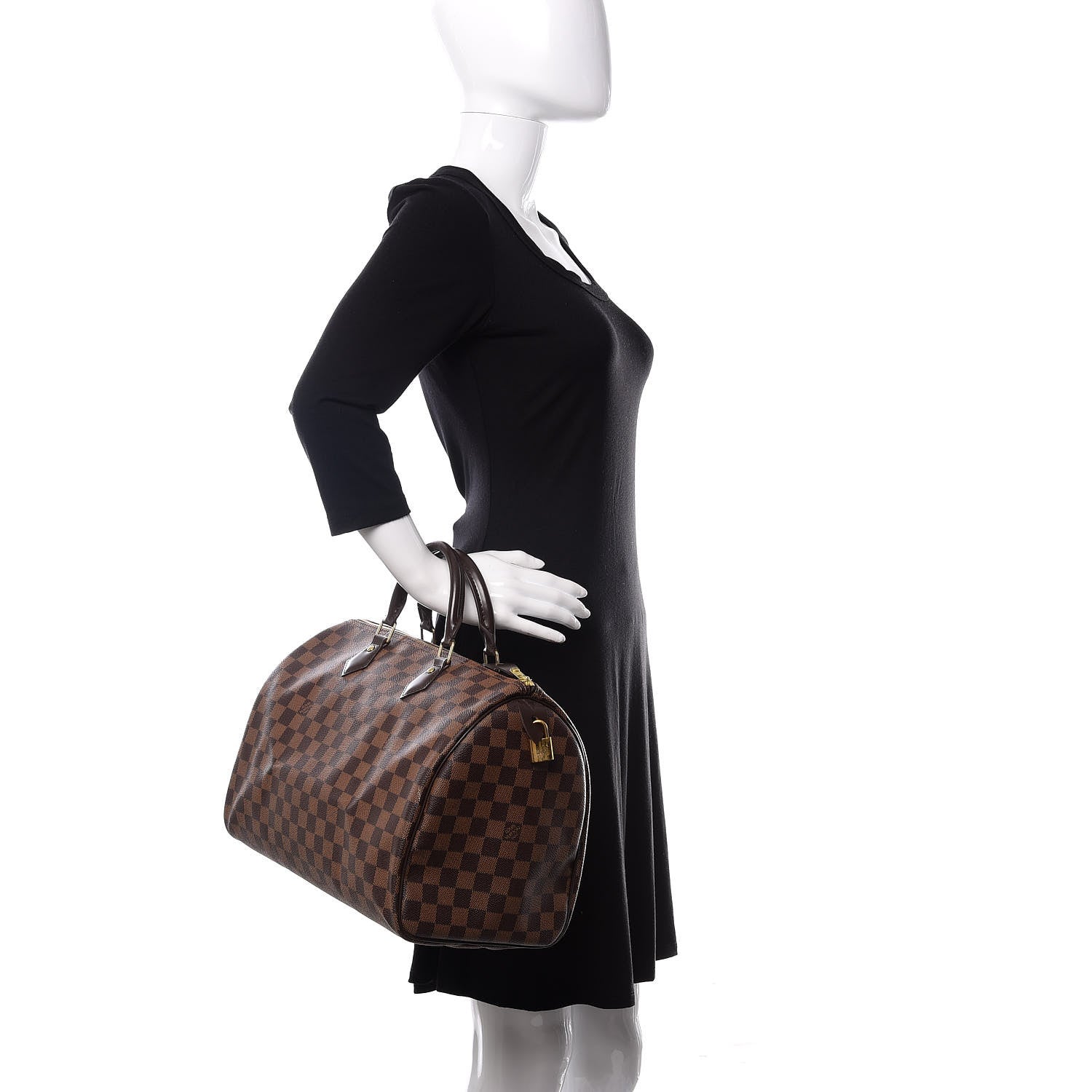 Louis Vuitton Damier Ebene Speedy 35 2 of 12