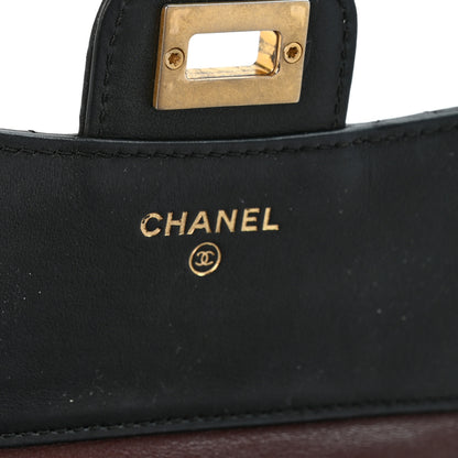 Chanel Aged Calfskin Quilted Reissue Compact Wallet Black 9 of 11