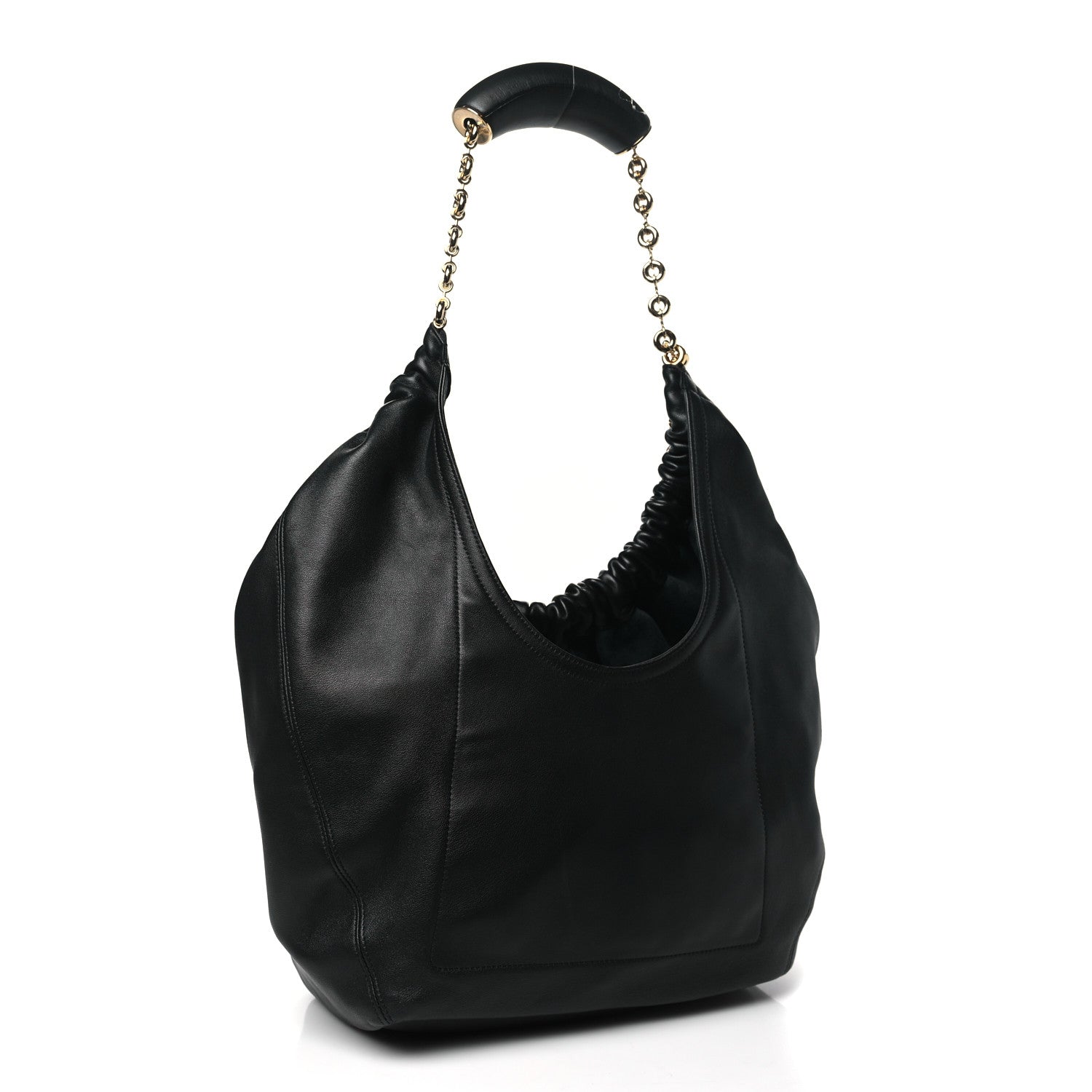 Loewe Buttery Nappa Lambskin Medium Squeeze Bag Black 3 of 9