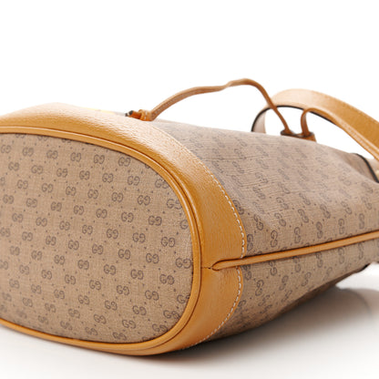 Gucci X DISNEY Mini Vintage GG Supreme Monogram Bucket Bag Beige Vintage Sun Oil 12 of 12