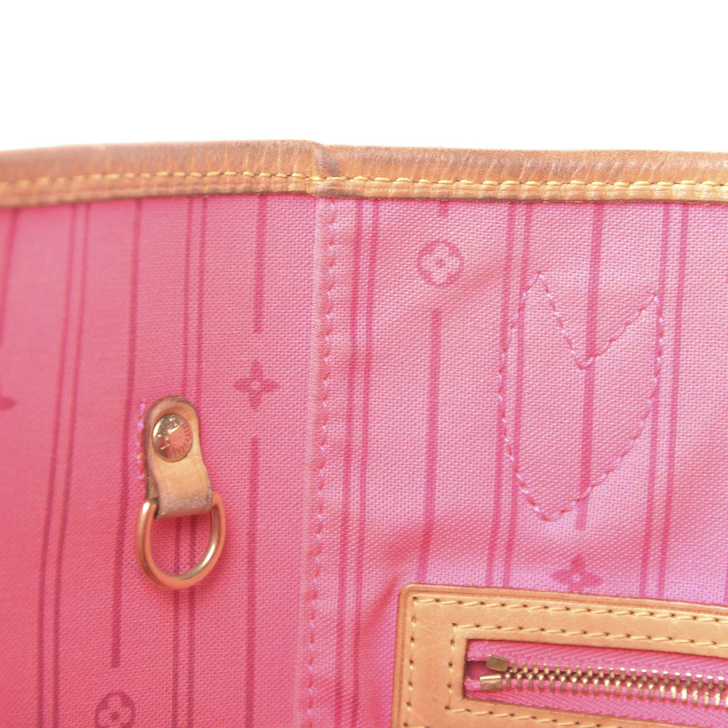 Louis Vuitton Monogram Roses Neverfull MM 11 of 14